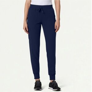 Jaanuu Silex Slim Knit-Waist Scrub Jogger